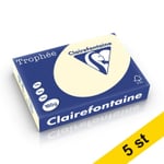 160g A4 papper | gräddvit | Clairefontaine | 250 ark x5