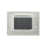 KADRA PLACCA 3 MODULES COULEUR ARGENT 10803.AR