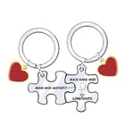 JRZDFXS Cadeau de la Saint-Valentin Porte Clef Amoureux Couple Cadeau D'anniversaire Femme Homme Porte-Clés Je T'aime Petite Amie Cadeau Copine (7)