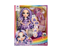 Rainbow High Classic Rainbow Fashion Doll- Violet (Purple), Modedocka, Flicka, 4 År, Pojke/Flicka, 280 Mm, Multifärg