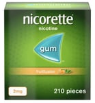 Nicorette Fruitfusion Gum 2mg Pieces 210 New