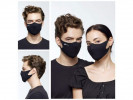 Munnbind Tekstil Antibakterielt Sort FACEMASK S1-B