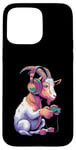 iPhone 15 Pro Max Goat Stuffed Animal Goat Costume Kids Headphones Video Game Case