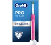 ORAL B Pro Clean Cross Action Electric Toothbrush - Pink, Pink