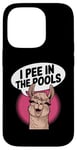 iPhone 14 Pro Funny Llama Confession "I Pee In The Pools" Sarcastic Humor Case