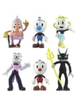 6 kpl 9cm PVC Game Model Cuphead Anime toimintafiguurit setti