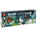 APLI Kids-La forêt Magique Puzzle 200 pièces Qui Brille dans Le Noir, 19692, Multicolore, 150 x 30 cm