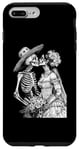 Coque pour iPhone 7 Plus/8 Plus Tees graphiques squelette pour mariage avec inscription « Dead Bride and Groom Kiss »