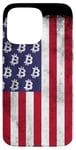 iPhone 15 Pro Max BTC Bitcoin American Flag distressed Crypto Revolution Case