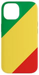 Coque pour iPhone 14 Drapeau de la République du Congo Proud Patriot Souvenir Fan