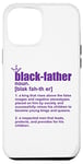 Coque pour iPhone 15 Plus Père noir Mélanine, papa, fête des pères, hommes, Juneteenth King