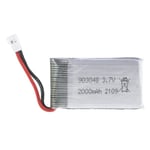 3.7v 2000mah Lipo Batteri 903048 Li-ion Batteri/laddare Rc Quadcopter Tillbehör Reparation Reservdel För Ky601s H11d H11c Rc Drönare 2000MAH