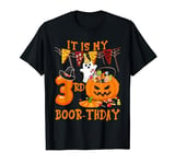 It's My 3rd Boor-thday Halloween 3rd Birthday Kids Pumpkin T-Shirt