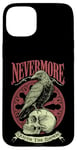 Coque pour iPhone 15 Plus Nevermore Quoth The Raven Gothic Edgar Allan Poe