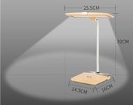 FMOGE LED Charging Desk Lamp Protect Eye Learn Student Work Desk Bedroom Energy-Saving Bedside dimming Creative lamp 25. 5cm16cm32cm