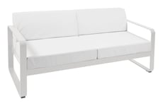 Fermob Bellevie 2-Seater Sofa - Off White/Steel Grey 38