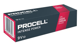 Duracell PROCELL Alkaline Intense 9V - 6LR61 10-pak