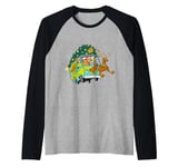 Christmas Scooby Doo Mystery Machine Reindeer Gang Raglan Baseball Tee