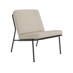 DUX - Domus Chair Steel, Prisgruppe 2 Linara, 2494/432 Crema - Lenestoler - Alf Svensson - Svart - Lær/Metall/Skum