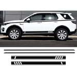 ASDFGZXC Car Side Skirt Stickers stripe decal Vinyl Decals, For Land Rover discovery 4 3 2 sport freelander 2, Car Side Door Stickers Auto Vinyl Film Stripes Decals