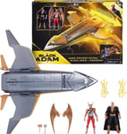 DC Comics, Hawk Cruiser Patrol, Includes Black Adam and Hawkman Action Figures