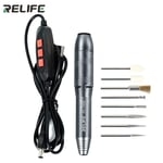 Relife Rl-068 Stylo À Polir Multi-Vitesses,Perceuse Électrique,Stylo À Graver,Meulage,Perçage,Découpe De Carte Mère,Mini Retica - Type Rl-068