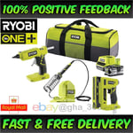 Ryobi 18V ONE+ Cordless Glue Gun, Soldering Iron, Stapler Kit 4.0Ah Battery Bag