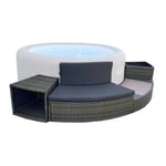 Ensemble mobilier 4 modules pour spa gonflable Lay-Z-Spa rond 180 cm - Bestway