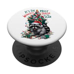 It’s the Most Wonderful Trash of the Year Raccoon Pun PopSockets Adhesive PopGrip