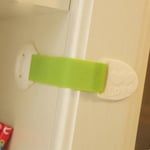 Verrou de sécurité pour bébé,10 pièces,pour armoire,placard,toilette,soins de sécurité pour enfants,4 styles,Protection pour nourrissons - Type velcro green