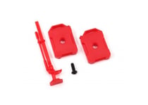 9721 Traxxas Left & Right Fuel Canisters (Red) TRX-4M 1/18 (#9712 Defender Body)