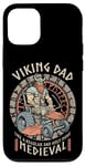 iPhone 12/12 Pro Funny Viking Dad Medieval Lawn Mower Lawnmower Father Figure Case