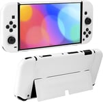 Compatible Avec Coque Nintendo Switch Oled,Blanc