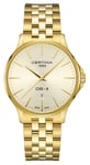 Certina C0454103336100 DS-8 Gent (40mm) Gold Dial / Gold PVD Watch