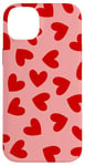 Coque pour iPhone 14 Plus maneater coeur amour valentines rouge rose mignon rétro girly y2k