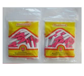 Tooth Picks Made In The UK Icon Interdentals Pink Size 0 - 0.4mm x 2 Packets