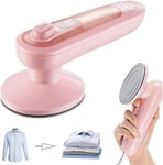 Portable Mini 360° Handheld Garment Steamer,Clothes Fabric Wrinkle Remover Steamer,Vertical and Horizontal Ironing,Travel Iron for Home and Travel,Fast Heat-Up,Easy Use for Elderly