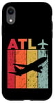 Coque pour iPhone XR ATL Aéroport Hartsfield Jackson d'Atlanta