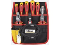 Felo Set Of 9 Tools For The Electrician Felo - Belt Pocket