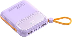 Batterie Externe 10 000 Mah Avec Câble, 22,5 W, Petite Mais Puissante, Avec Indicateur Led, Chargeur Portable Usb C, 5 Sorties, Batteries Externes De Téléphone Portable Pour Iphone 14/15/13/[L4429]