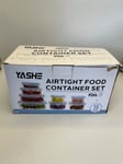 YASHE Plastic Food Storage Containers, Airtight Food Containers with Lids, Safe