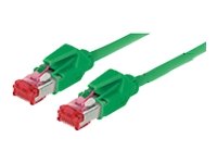 Tecline 71830G Câble Patch cat6a Ethernet S/FTP PiMF EIA/TIA Classe EA Vert 30 m