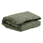 Tekla - Percale - Påslakan Singel, 150 x 210 cm, Olive Green - Påslakan - Grön