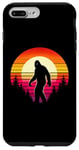 Coque pour iPhone 7 Plus/8 Plus Bigfoot Sasquatch Amoureux des années 70 et 80 rétro pour homme et femme