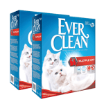 Multiple Cat - Cat Litter 10 L x 2 - Katt - Kattesand - Ever Clean