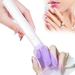 URAQT Lampe UV Ongles Gel, Portable Mini UV LED Lampe À Ongles avec USB Rechargeable, Séchoir à Ongles, lampe sèche-ongles de Salon Parfait pour Toutes les Gels, D