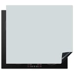 KitchenYeah© Protege Plaque Tapis Pour Induction 59x52 cm Deco Cuisine Protection Vitrocéramique Pour Cuisiniere Argent - Gris - Métal - Clair - 59x52 cm