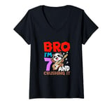 Womens Bro I'm 7 And Crushing It V-Neck T-Shirt