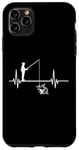 iPhone 11 Pro Max Funny fishing heartbeat fisherman angler Petri Heil Case