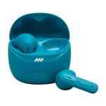 JBL Tune Flex 2, Écouteurs sans Fil Bluetooth, 48 h d'autonomie, résistance à l'eau et à la poussière IP54, résistance à l'eau et à la poussière IP54, Connexion multipoint, Turquoise